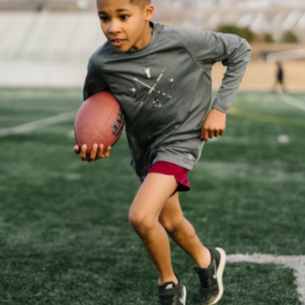 Boys' Gray Honeycomb ZYIA X Long Sleeve